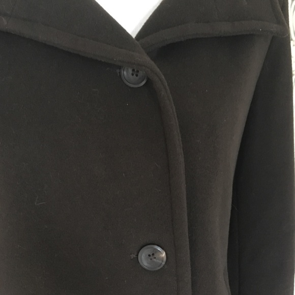 Calvin Klein Winter Hooded Brown Coat - Picture 3 of 10